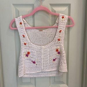 Wildflowers Cardi Crochet Top